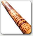 Berimbau Pyrographied and Virnished